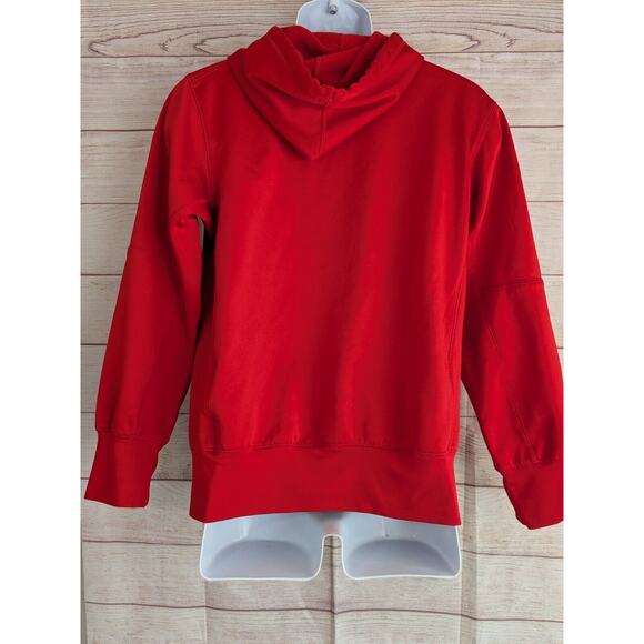 Nike Mens Red And Black Football Hoodie Pullover Sweatshirt Size Small - Picture 2 of 9